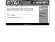 Tablet Screenshot of cial.csie.ncku.edu.tw